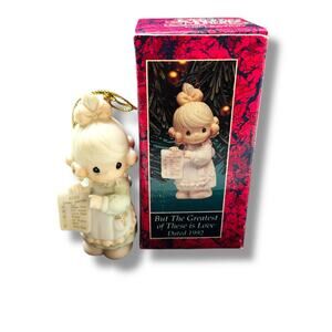 Dated 1992 Enesco Precious Moments Ornament the Greatest of These is Love 527696